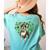 Cute Boston Terrier Shamrock St Patrick's Day Dog Lover Men Women Kids Women's Comfort Colors T-Shirt Back Print Chalky Mint