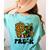 Cute Camo Pre K Back To School Teacher Kid Preschool Women's Comfort Colors T-Shirt Back Print Chalky Mint