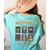Cute Halloween Teacher Women's Comfort Colors T-Shirt Back Print Chalky Mint Cute Halloween Teacher Women's Comfort Colors T-Shirt Back Print Chalky Mint