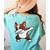 Dabbing Red Boston Terrier Dab Dance Dog Men Women Kids Women's Comfort Colors T-Shirt Back Print Chalky Mint