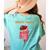 Digestive System Anatomy Anatomical Biology Teacher Women's Comfort Colors T-Shirt Back Print Chalky Mint