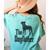 The Dogfather Boston Terrier Dog Funny Dog Gift T-Shirt For Men Women Girls Kids Women's Comfort Colors T-Shirt Back Print Chalky Mint