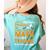 Don't Need Costume I'm A High School Math Teacher Halloween Women's Comfort Colors T-Shirt Back Print Chalky Mint
