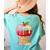 Dripping Apple Ice Cream Cone Cute Teacher Appreciation Women's Comfort Colors T-Shirt Back Print Chalky Mint Dripping Apple Ice Cream Cone Cute Teacher Appreciation Women's Comfort Colors T-Shirt Back Print Chalky Mint