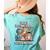 Easily Distracted By Cats & History Teacher Women Men Women's Comfort Colors T-Shirt Back Print Chalky Mint Easily Distracted By Cats & History Teacher Women Men Women's Comfort Colors T-Shirt Back Print Chalky Mint