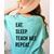 Eat Sleep Teach Art Repeat Teaching Art Teacher Women's Comfort Colors T-Shirt Back Print Chalky Mint