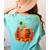 Fall Book Autumn Reading Teacher Halloween Pumpkin Season Women's Comfort Colors T-Shirt Back Print Chalky Mint