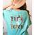 Fall Holiday Themed Thanksgiving Halloween Teacher Trick Or Women's Comfort Colors T-Shirt Back Print Chalky Mint