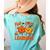 Fall In Love With Learning Thanksgiving Teacher Student Kids Women's Comfort Colors T-Shirt Back Print Chalky Mint
