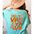 Fall In Love With Science Math Teacher Fall Thanksgiving Women's Comfort Colors T-Shirt Back Print Chalky Mint