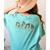 Fall Music Teacher Halloween Pumpkin Music Note Fall Teacher Women's Comfort Colors T-Shirt Back Print Chalky Mint