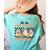 Are You Fall-O-Ween Directions Halloween Ghost Fall Teacher Women's Comfort Colors T-Shirt Back Print Chalky Mint