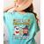 Are You Fall O Ween Directions Halloween Teacher Ghost Women's Comfort Colors T-Shirt Back Print Chalky Mint