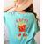 Fun Teacher Happy Fri Yay French Fries Friday Lovers Women's Comfort Colors T-Shirt Back Print Chalky Mint
