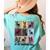 Funny Boston Terrier Quote In My Boston Terrier Era Cool Dog Men Women Women's Comfort Colors T-Shirt Back Print Chalky Mint