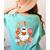 Groovy Halloween Trick Or Teach Retro Floral Ghost Teacher For Men Women Kids Women's Comfort Colors T-Shirt Back Print Chalky Mint