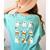 Halloween Ghost Playing Musical Instruments Music Teacher Women's Comfort Colors T-Shirt Back Print Chalky Mint Halloween Ghost Playing Musical Instruments Music Teacher Women's Comfort Colors T-Shirt Back Print Chalky Mint