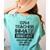 Halloween Gym Teacher Prisoner Costume Women's Comfort Colors T-Shirt Back Print Chalky Mint