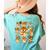 Halloween PE Teacher Costume Ghost Physical Education Women's Comfort Colors T-Shirt Back Print Chalky Mint