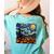 Halloween Pumpkin Starry Night Van Gogh Art Teacher Women's Comfort Colors T-Shirt Back Print Chalky Mint