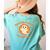 Halloween Teacher Crew Spooky Season Retro Ghost Women's Comfort Colors T-Shirt Back Print Chalky Mint