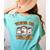 Halloween Teacher Ghosts Trick Or Teach Retro Costume Women Women's Comfort Colors T-Shirt Back Print Chalky Mint