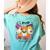 Halloween Teacher Smell a Tiny Human Ghost Spooky Season Women's Comfort Colors T-Shirt Back Print Chalky Mint