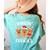Hanging With My Cookies Gingerbread Christmas Teacher Xmas Women's Comfort Colors T-Shirt Back Print Chalky Mint