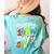 Happy 100th Day Of School 100 Days Of School Teacher Student Women's Comfort Colors T-Shirt Back Print Chalky Mint