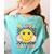 Happy Dot Day Hippie Flowers Smile Face Groovy Teacher Kids Women's Comfort Colors T-Shirt Back Print Chalky Mint