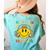 Happy To See Your Face Hippie Smile Back To School Teachers Women's Comfort Colors T-Shirt Back Print Chalky Mint
