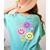 Happy To See Your Face Teacher Flower Back To School Women's Comfort Colors T-Shirt Back Print Chalky Mint