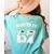 Haunted By 67 Teacher Halloween 6 7 Shirt Women's Comfort Colors T-Shirt Back Print Chalky Mint