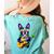 Hawaiian Boston Terrier & Pineapple Ukulele Summer Vacation Women's Comfort Colors T-Shirt Back Print Chalky Mint