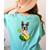 Hawaiian Boston Terrier Dog Pineapple Ukulele Summer For Men Women Girls Kids Women's Comfort Colors T-Shirt Back Print Chalky Mint