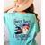 Hocus Pocus I Need Coffee To Focus Halloween Teacher Women's Comfort Colors T-Shirt Back Print Chalky Mint
