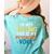 I'm Not Yelling This Is My PE Teacher Voice Women's Comfort Colors T-Shirt Back Print Chalky Mint