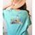 I'm Ok Lunch Lady Life Cafeteria Crew Teacher Women Women's Comfort Colors T-Shirt Back Print Chalky Mint