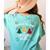 It's Never Too Early For Christmas Music Teacher Women's Comfort Colors T-Shirt Back Print Chalky Mint