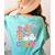 Kinder Boo Crew Kindergarten Teacher Student Halloween Women's Comfort Colors T-Shirt Back Print Chalky Mint