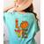 Leopard Pumpkin Love Teacher Life Thanksgiving Fall Women Women's Comfort Colors T-Shirt Back Print Chalky Mint