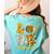 LOVE Kindergarten Pumpkin Teacher Student Halloween Costume Women's Comfort Colors T-Shirt Back Print Chalky Mint