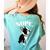Love NOPE Boston Terrier Dog Lover Women's Comfort Colors T-Shirt Back Print Chalky Mint