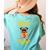 Lovely Harry Pugger Pug Women's Comfort Colors T-Shirt Back Print Chalky Mint