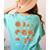 Maths Day Costume Idea Kids Teachers Pizza Slice Fraction Women's Comfort Colors T-Shirt Back Print Chalky Mint