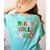 Be Merry Be Jolly Be Kind Merry Christmas Teacher Xmas Pjs Women's Comfort Colors T-Shirt Back Print Chalky Mint
