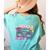 Middle School Is My Jam Cute Teacher Shirt 80's 90's Styl Women's Comfort Colors T-Shirt Back Print Chalky Mint