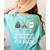 Nothing Beats 4th Grade Back To School Kids Teachers Women's Comfort Colors T-Shirt Back Print Chalky Mint