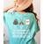 Nothing Beats Kindergarten Back To School Kids Teacher Women's Comfort Colors T-Shirt Back Print Chalky Mint