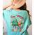 One Merry Teacher Groovy Christmas Tree Pjs Xmas Teacher Women's Comfort Colors T-Shirt Back Print Chalky Mint One Merry Teacher Groovy Christmas Tree Pjs Xmas Teacher Women's Comfort Colors T-Shirt Back Print Chalky Mint